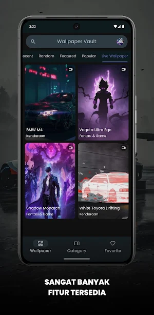 Wallpaper Vault - HD 4K Gerak Screenshot 3