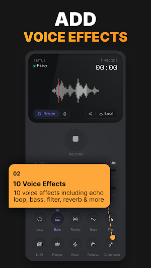 Reverse Audio: Voice Effects Screenshot 2