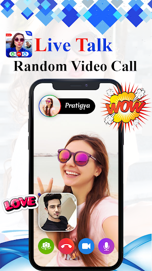Live Talk : Random Video Call Screenshot 1