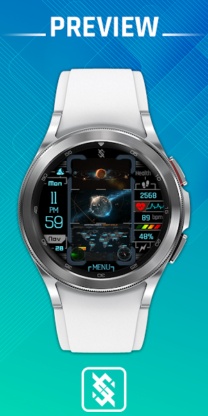 BFF4-Animated Technology Earth Screenshot 0