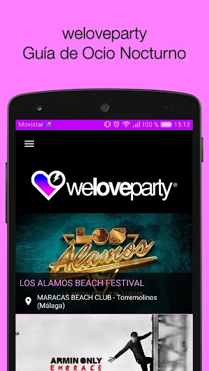 weloveparty Guía Ocio Nocturno Screenshot 0