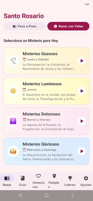 Santo Rosario Screenshot 2