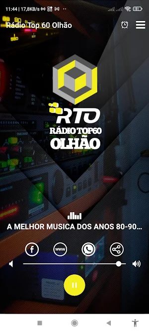 Rádio Top60 Olhão Screenshot 0