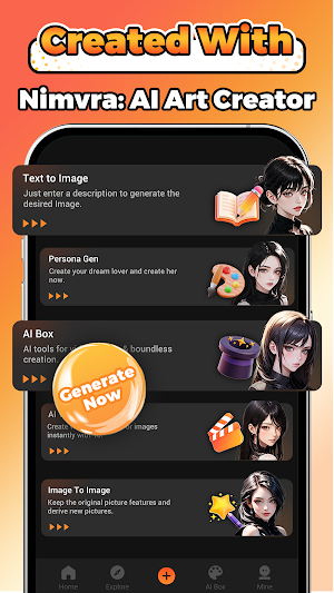 Nimvra: AI Art Creator Screenshot 3