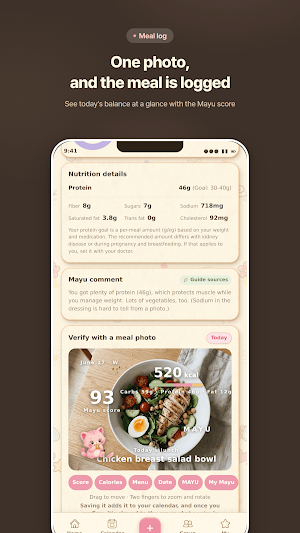 Mayu: Diet & Calorie Tracker Screenshot 0