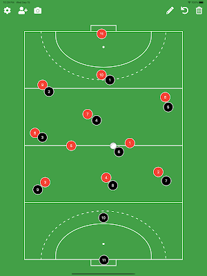 Field Hockey Tactic Board Screenshot 2