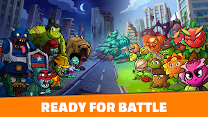 Merge Flower: Zombie war Screenshot 0