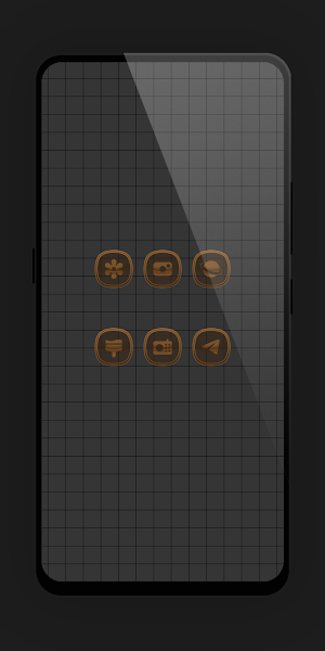 Matte Glass Brown Icon Pack Screenshot 3