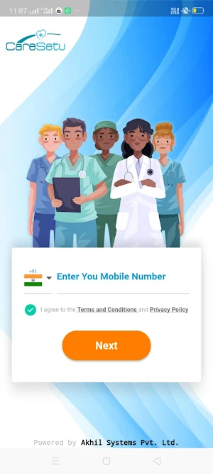 CareSetu App Screenshot 0
