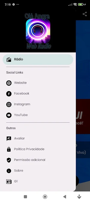 Olá Angra Web Rádio Screenshot 1