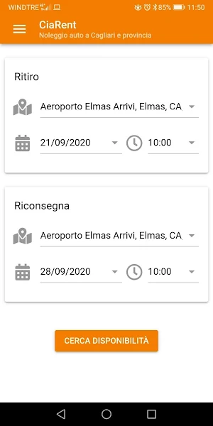 CiaRent - Noleggio a Cagliari  Screenshot 0