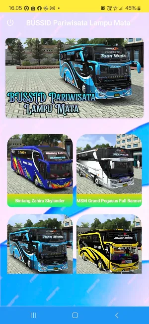 BUSSID Pariwisata Lampu Mata Screenshot 1