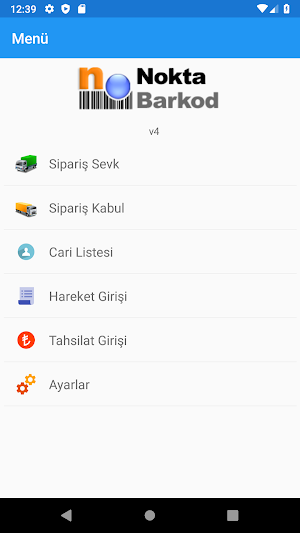 NoktaBarkod Mobile Screenshot 0