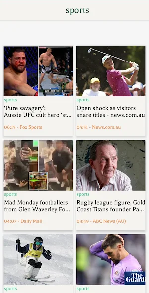 Australia Newspapers Screenshot 1