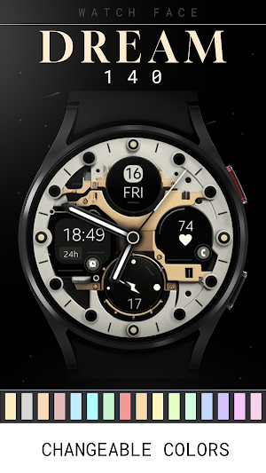 Dream 140 gold watch face Screenshot 2