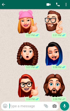 Memoji Apple for WhatsApp Screenshot 0