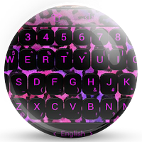 Keyboard Theme Leopard Pink