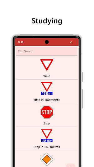 Belgium Road Signs. Test Screenshot 0