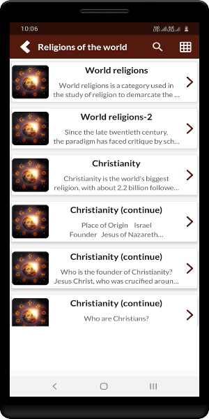Religions of the world Screenshot 1