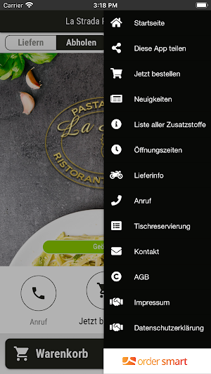 La Strada Pasta Pasta Screenshot 2