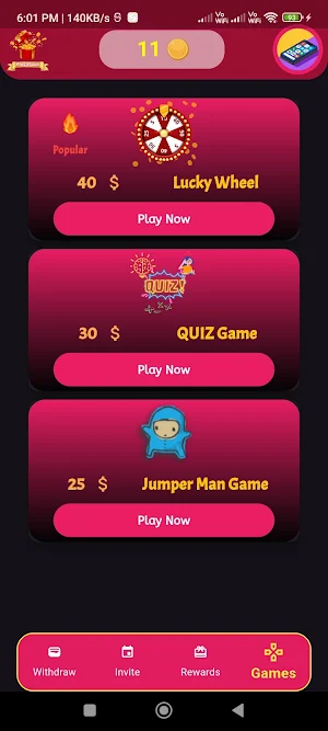 Play2Cash | play games to earn Screenshot 0