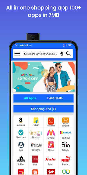 all in one shopping, 200+ apps Screenshot 0