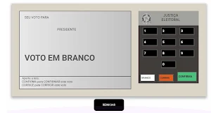 Urna Eletrônica - Presidencial Screenshot 1