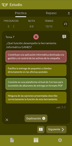 Academia Correos Screenshot 0