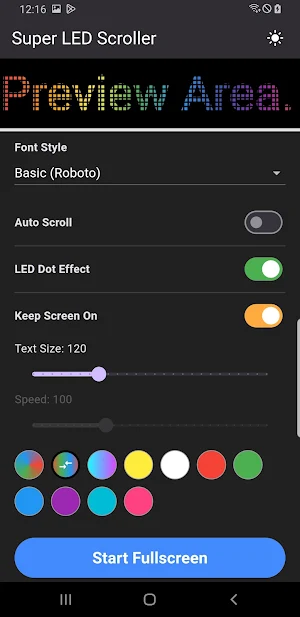 Super LED Scroller - Banner Screenshot 0