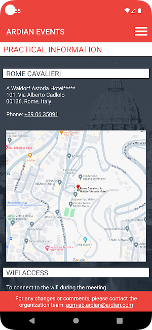 Ardian Events Screenshot 1