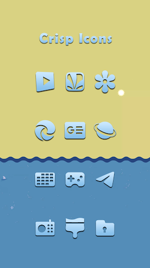 Crisp Blue Icons Screenshot 2