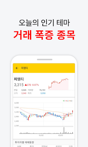 내일 주식 급등 예측 알림앱 Screenshot 1