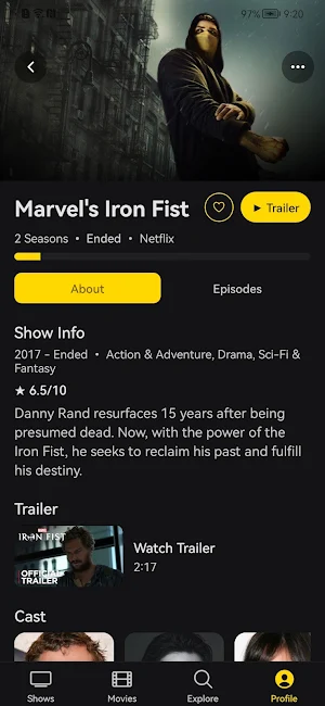 WatchMark: Movie&TV Tracker Screenshot 2