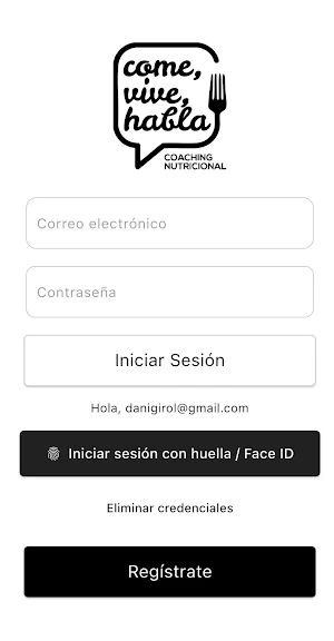 Come vive habla  - Nutrición Screenshot 0