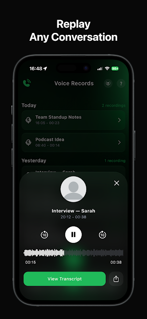 GetCall: Call Recorder Screenshot 2