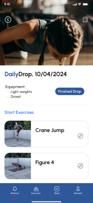 DailyDurability: PT Workouts Screenshot 1