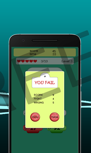 THREE: Extra Math Quiz Screenshot 2