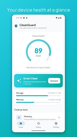 CleanGuard: Cleaner & Boost Screenshot 0
