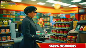 Supermarket Cashier Mall Game Screenshot 0