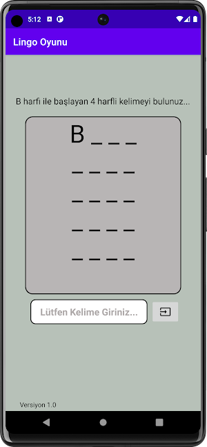 Lingo Oyunu Screenshot 2