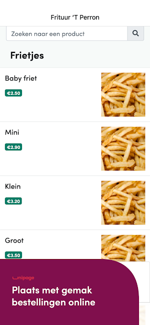 Frituur ‘T Perron Screenshot 1