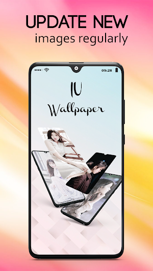 Material Kpop IU Wallpaper Screenshot 0