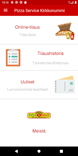Pizza Service Kirkkonummi Screenshot 1