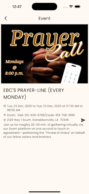 Emmanuel Baptist Church LA Screenshot 3