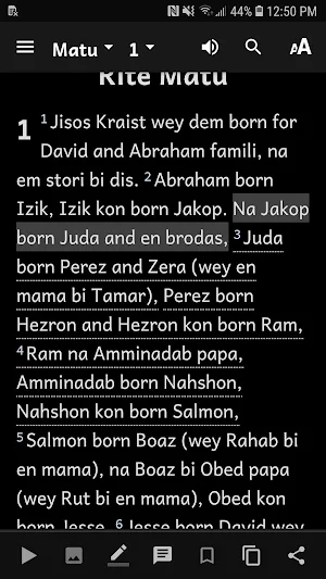 Nigerian Pidgin Bible Screenshot 2