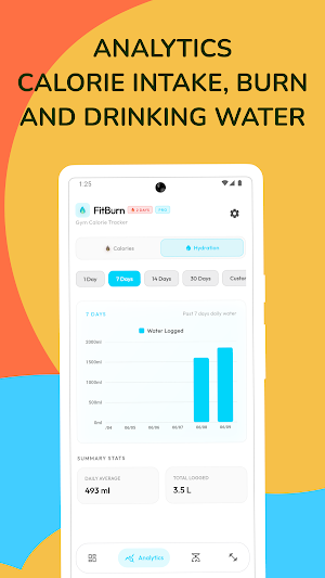 FitBurn: Calorie Counter & Gym Screenshot 1