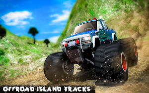 Water Surfing Monster Truck Car Stunts 2019 Screenshot 3
