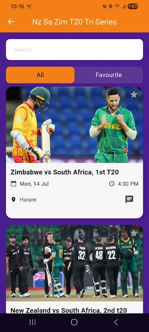 Live Sports Updates & Stream Screenshot 2