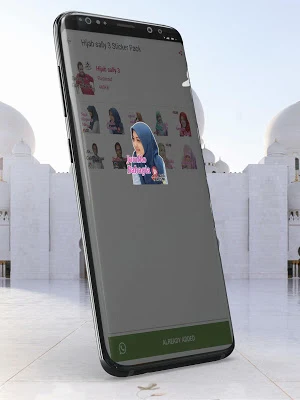 WASticker Muslim Girl Screenshot 1