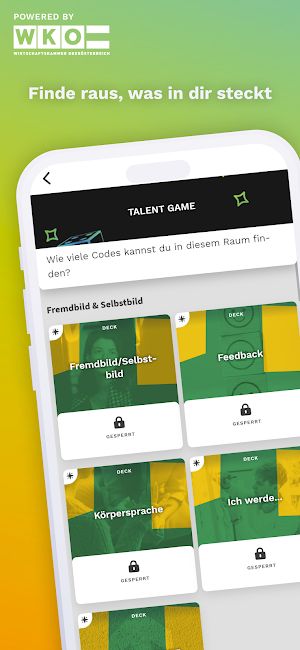 WKOÖ Talent Space Screenshot 2